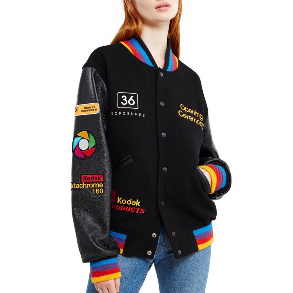 Opening Ceremony Oc-Exclusive Kodak Varsity Jacket